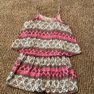 Pink Rose Size Medium Romper
